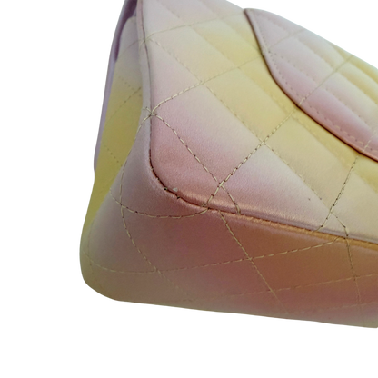 Chanel Timeless Double Flap Medium Tie Dye Ombre Multicolor 2024 Fullset / sehr gut Chanel