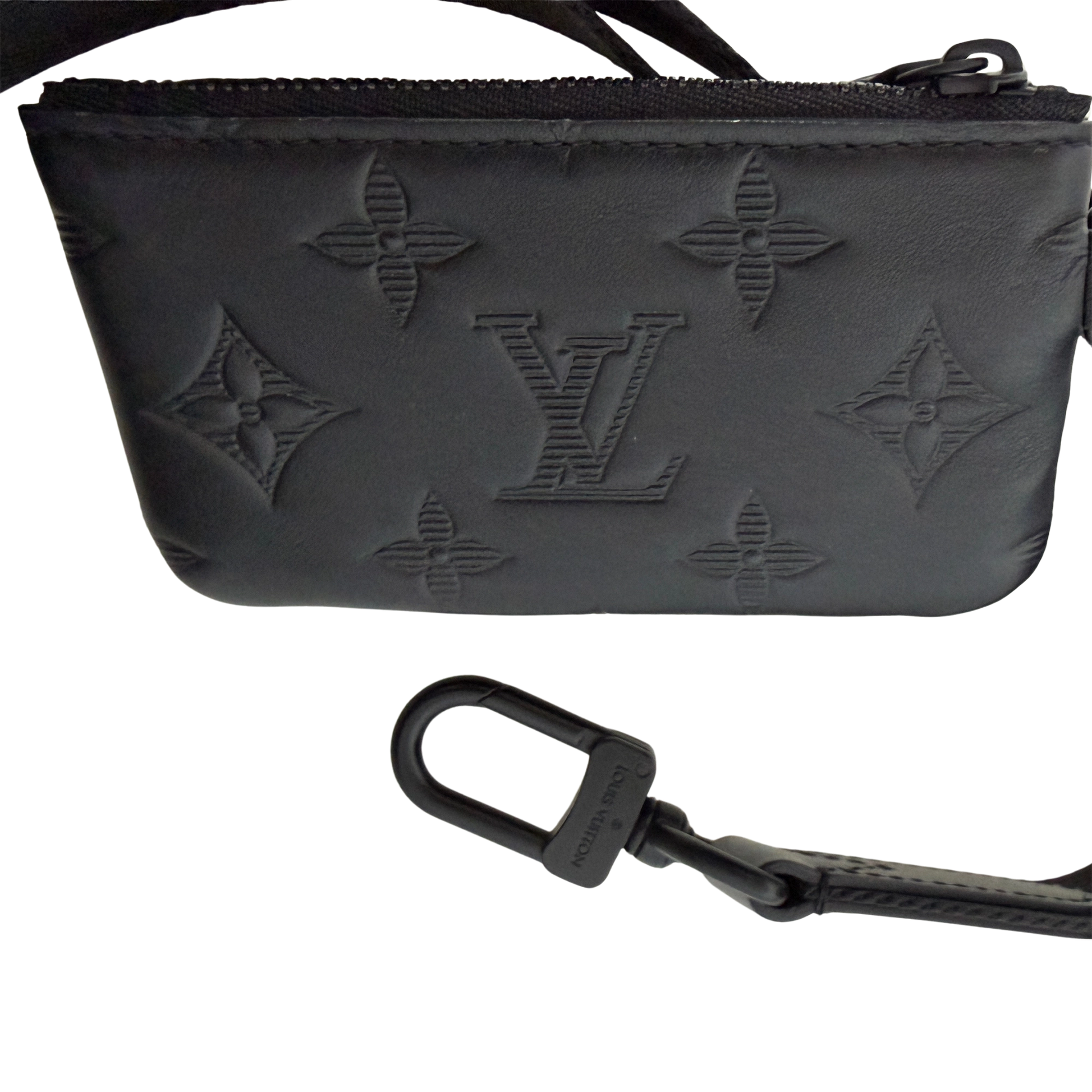 Louis Vuitton Duo Messenger Bag Schwarz Fullset M69827 / sehr gut Louis Vuitton