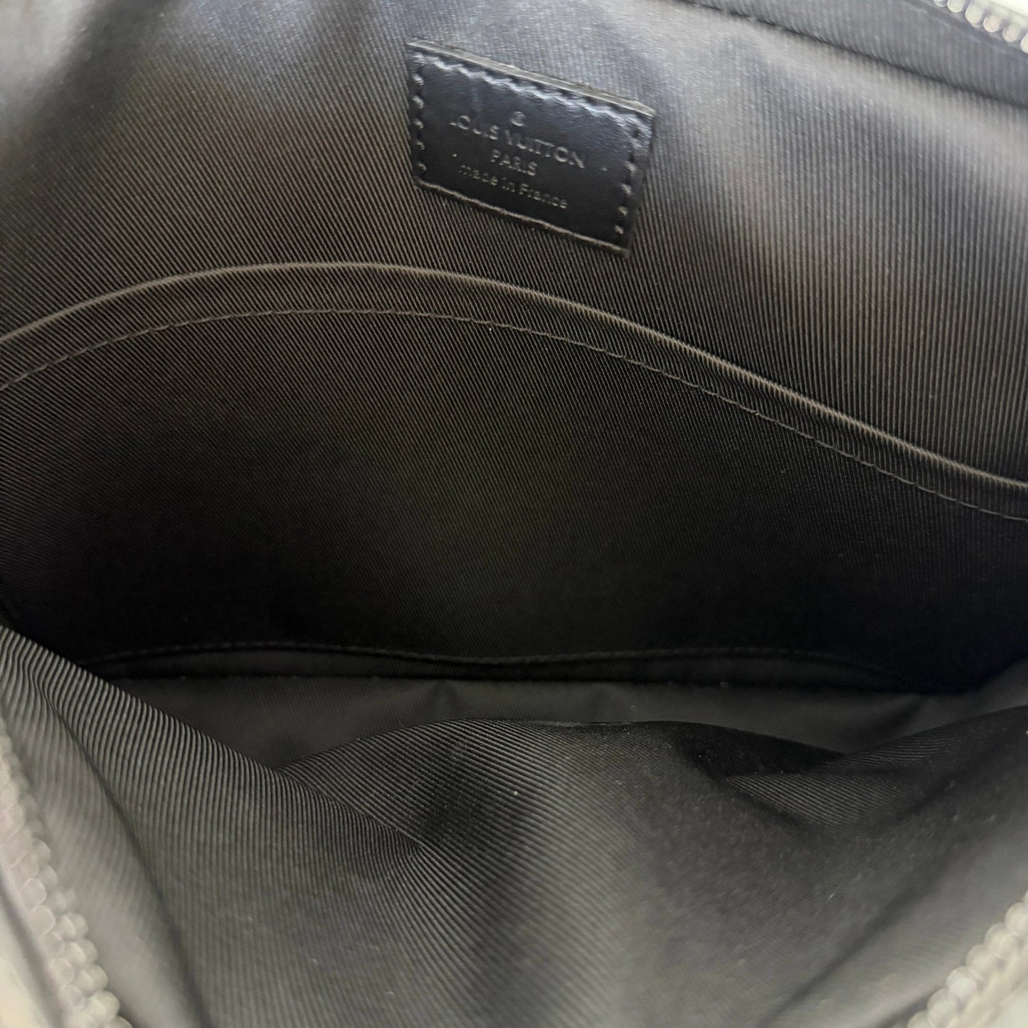 Louis Vuitton Duo Messenger Bag Schwarz Fullset M69827 / sehr gut Louis Vuitton