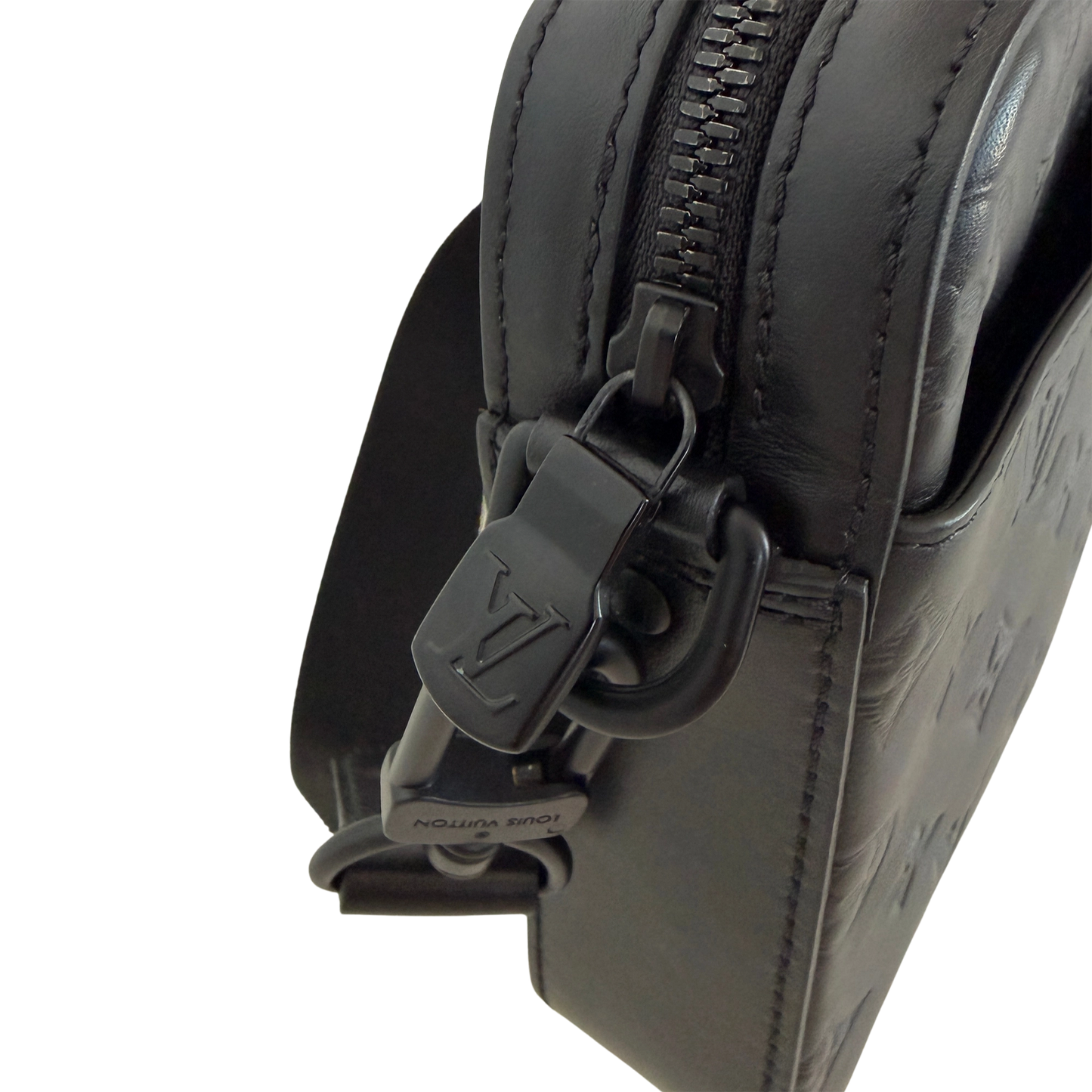 Louis Vuitton Duo Messenger Bag Schwarz Fullset M69827 / sehr gut Louis Vuitton