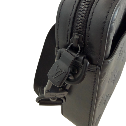 Louis Vuitton Duo Messenger Bag Schwarz Fullset M69827 / sehr gut Louis Vuitton