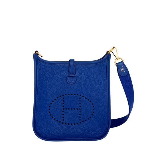 Hermès Evelyne 16 Amazone Taurillon Clemence Royalblau Fullset / neuwertig Hermès