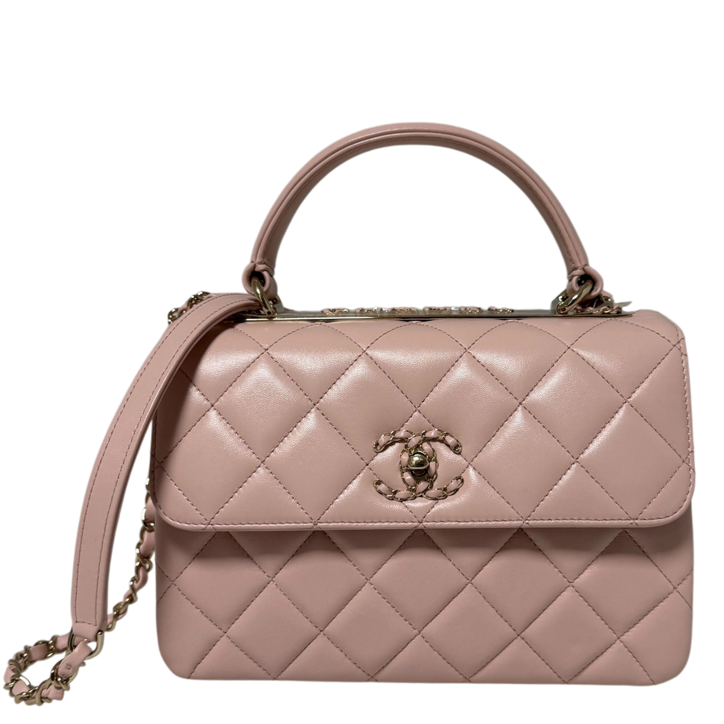 Chanel Trendy Chain CC Flap Dual Handle  Light Pink Fullset / neuwertig Chanel