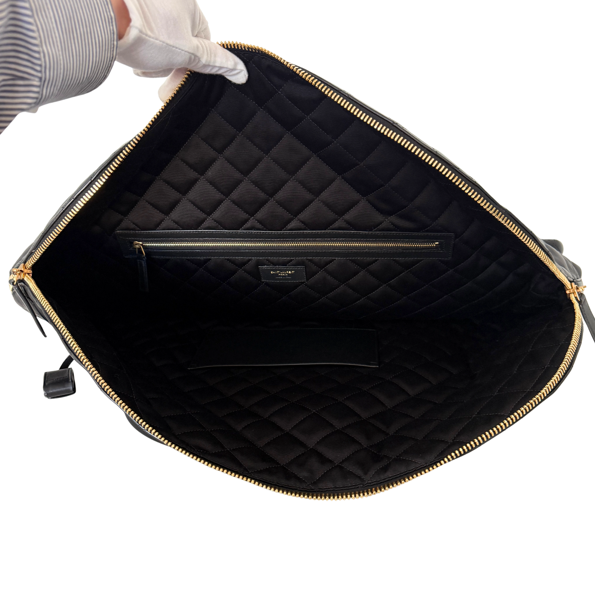 Saint Laurent ES Giant Quilted Duffle Bag Reisetasche Schwarz / neuwertig Saint Laurent