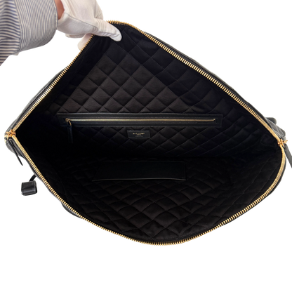 Saint Laurent ES Giant Quilted Duffle Bag Reisetasche Schwarz / neuwertig Saint Laurent