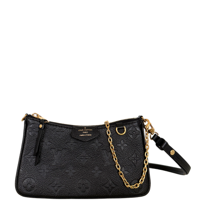 Louis Vuitton Easy Pouch On Strap Monogram Empreinte Schwarz Fullset / sehr gut Louis Vuitton