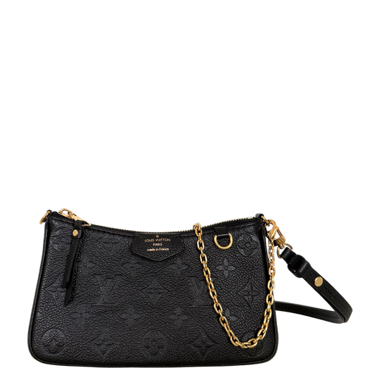 Louis Vuitton Easy Pouch On Strap Monogram Empreinte Schwarz Fullset / sehr gut Louis Vuitton