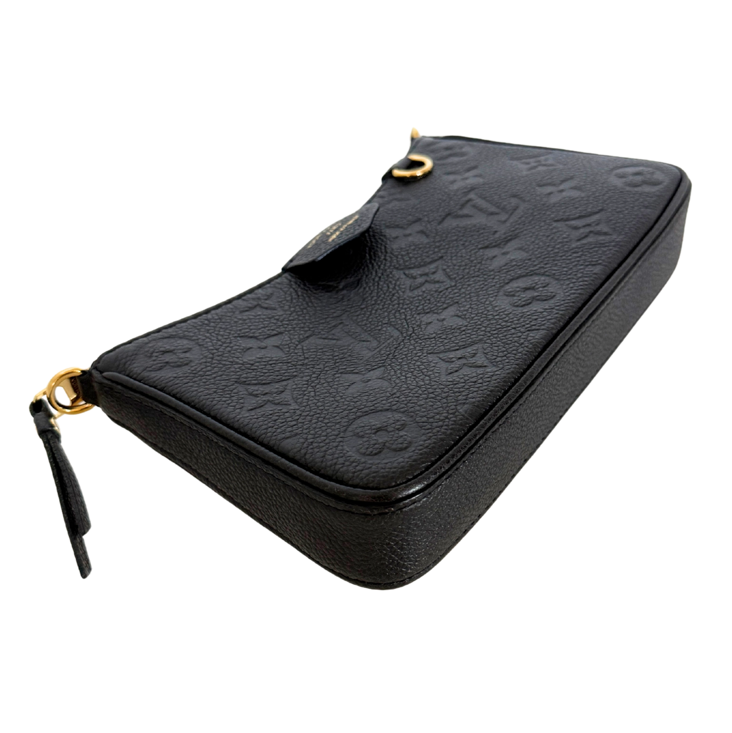 Louis Vuitton Easy Pouch On Strap Monogram Empreinte Schwarz Fullset / sehr gut Louis Vuitton