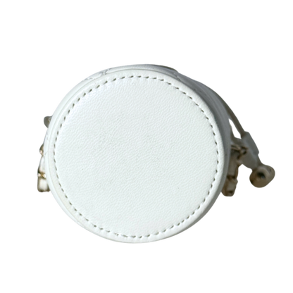 Chanel Mini-Eimertasche Weiß / sehr gut Chanel