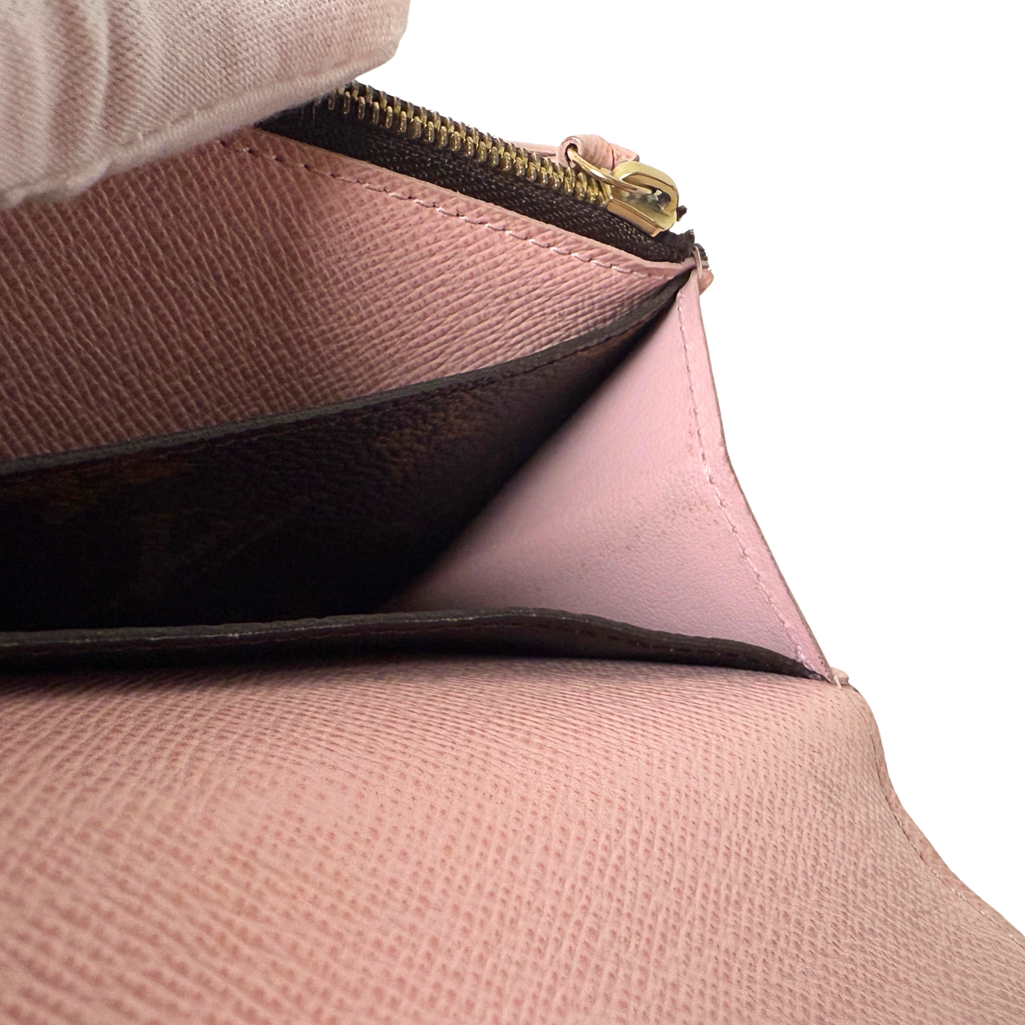 Louis Vuitton Emilie Geldbörse Monogram Canvas Braun / gut