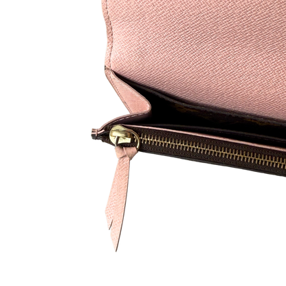 Louis Vuitton Emilie Geldbörse Monogram Canvas Braun / gut