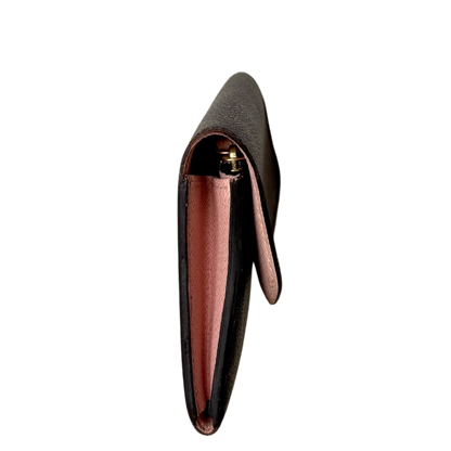 Louis Vuitton Emilie Geldbörse Monogram Canvas Braun / gut