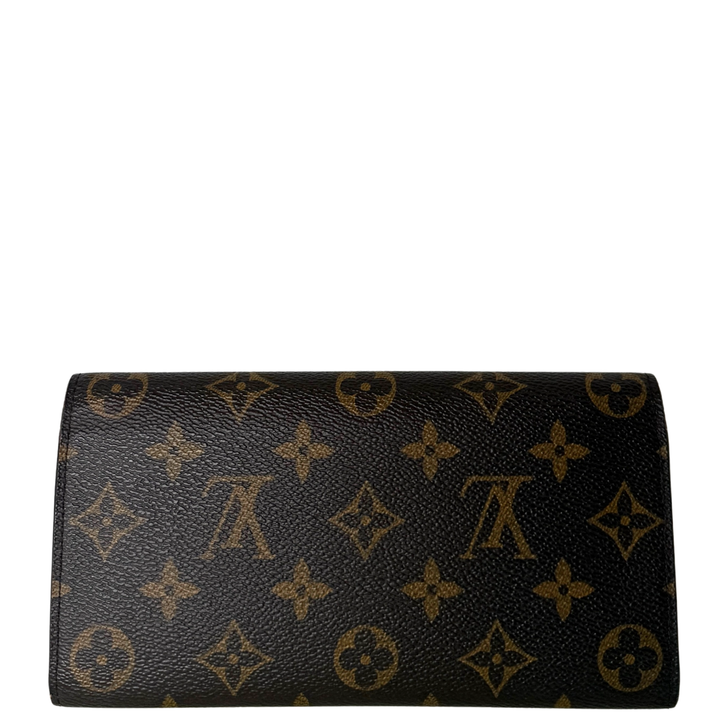 Louis Vuitton Emilie Geldbörse Monogram Canvas Braun / gut