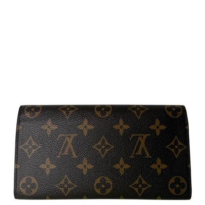 Louis Vuitton Emilie Geldbörse Monogram Canvas Braun / gut