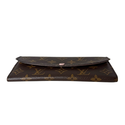 Louis Vuitton Emilie Geldbörse Monogram Canvas Braun / gut