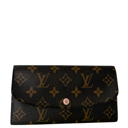 Louis Vuitton Emilie Geldbörse Monogram Canvas Braun / gut