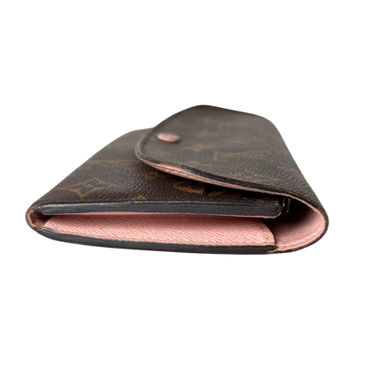 Louis Vuitton Emilie Geldbörse Monogram Canvas Braun / gut