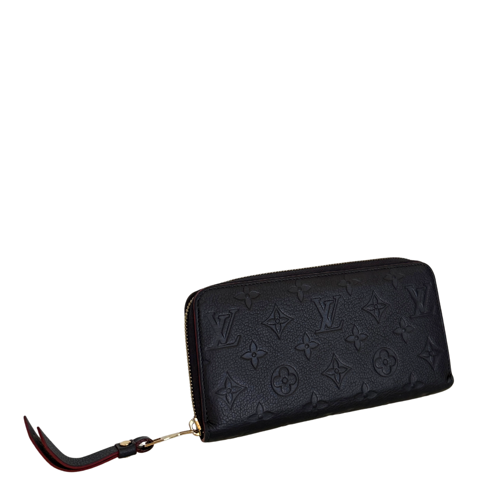 Louis Vuitton Zippy Geldbörse  Empreinte Marineblau Fullset / sehr gut Louis Vuitton