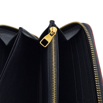 Louis Vuitton Zippy Geldbörse  Empreinte Marineblau Fullset / sehr gut Louis Vuitton
