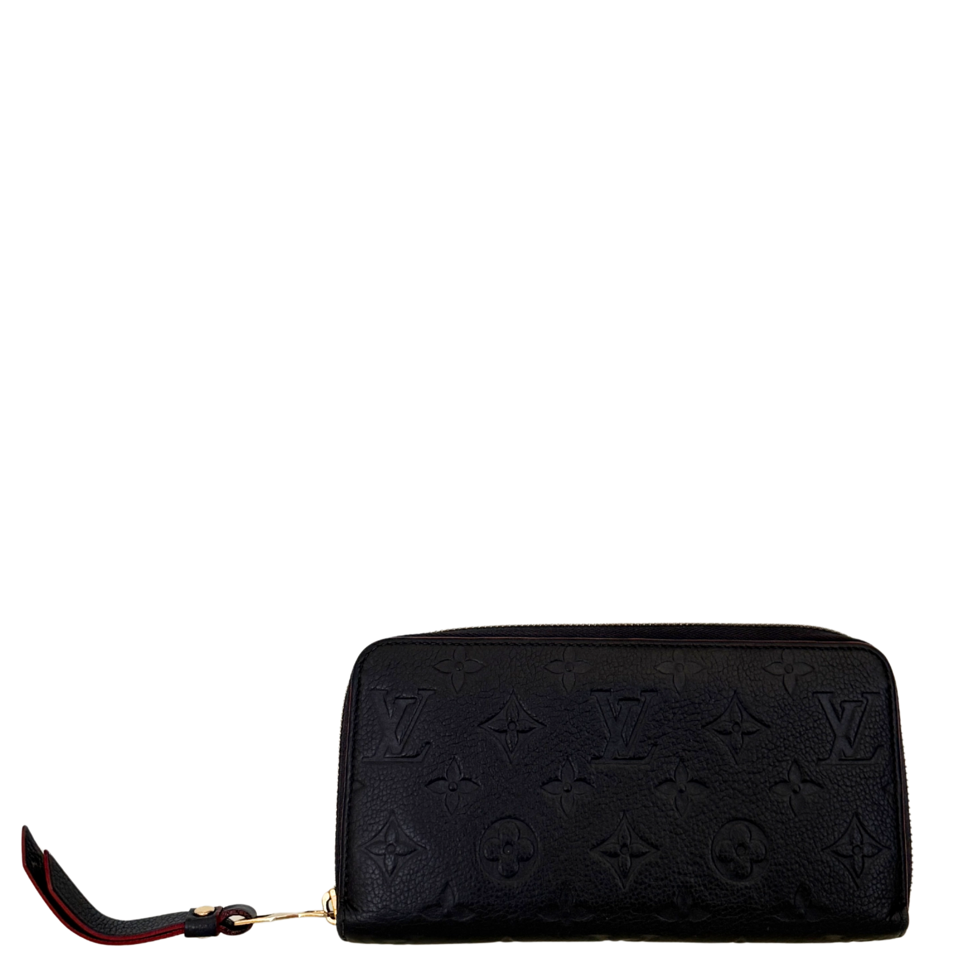 Louis Vuitton Zippy Geldbörse  Empreinte Marineblau Fullset / sehr gut Louis Vuitton