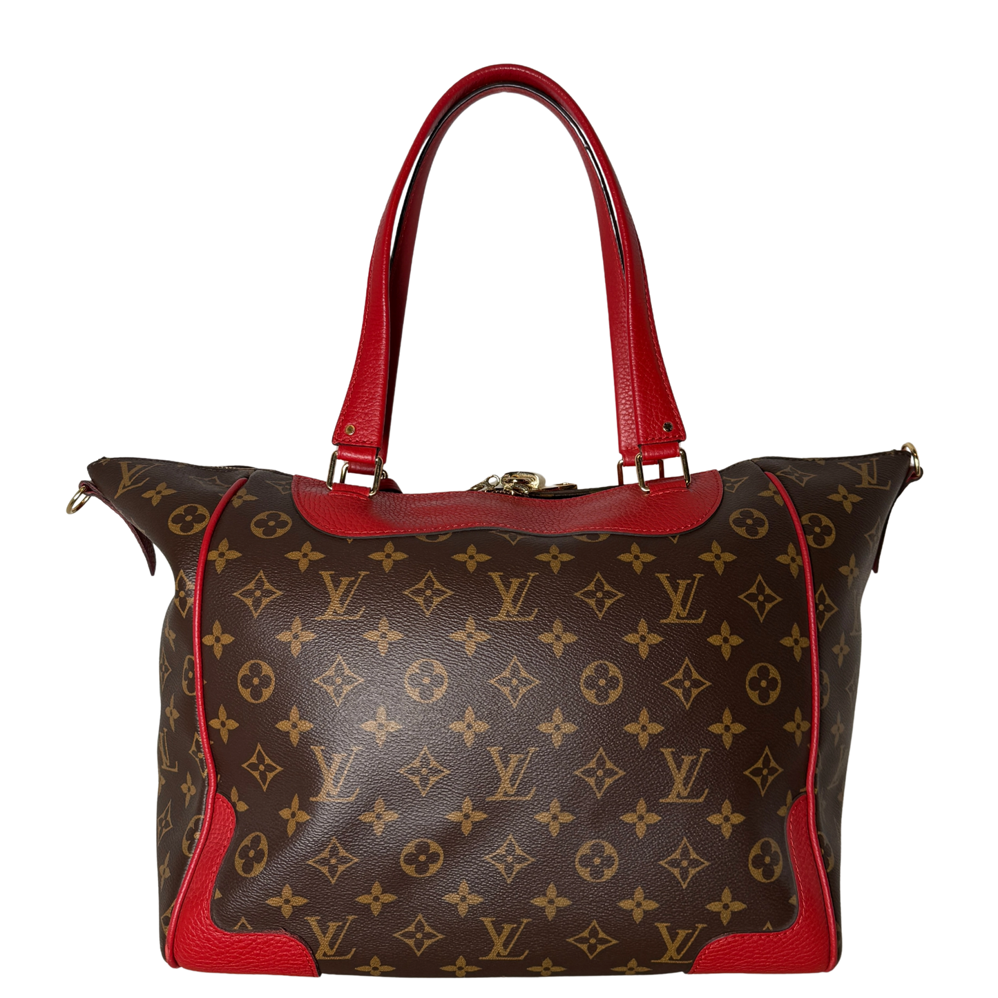 Louis Vuitton Monogram Estrela MM M51193 Braun Rot / gut Louis Vuitton
