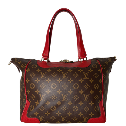 Louis Vuitton Monogram Estrela MM M51193 Braun Rot / gut Louis Vuitton