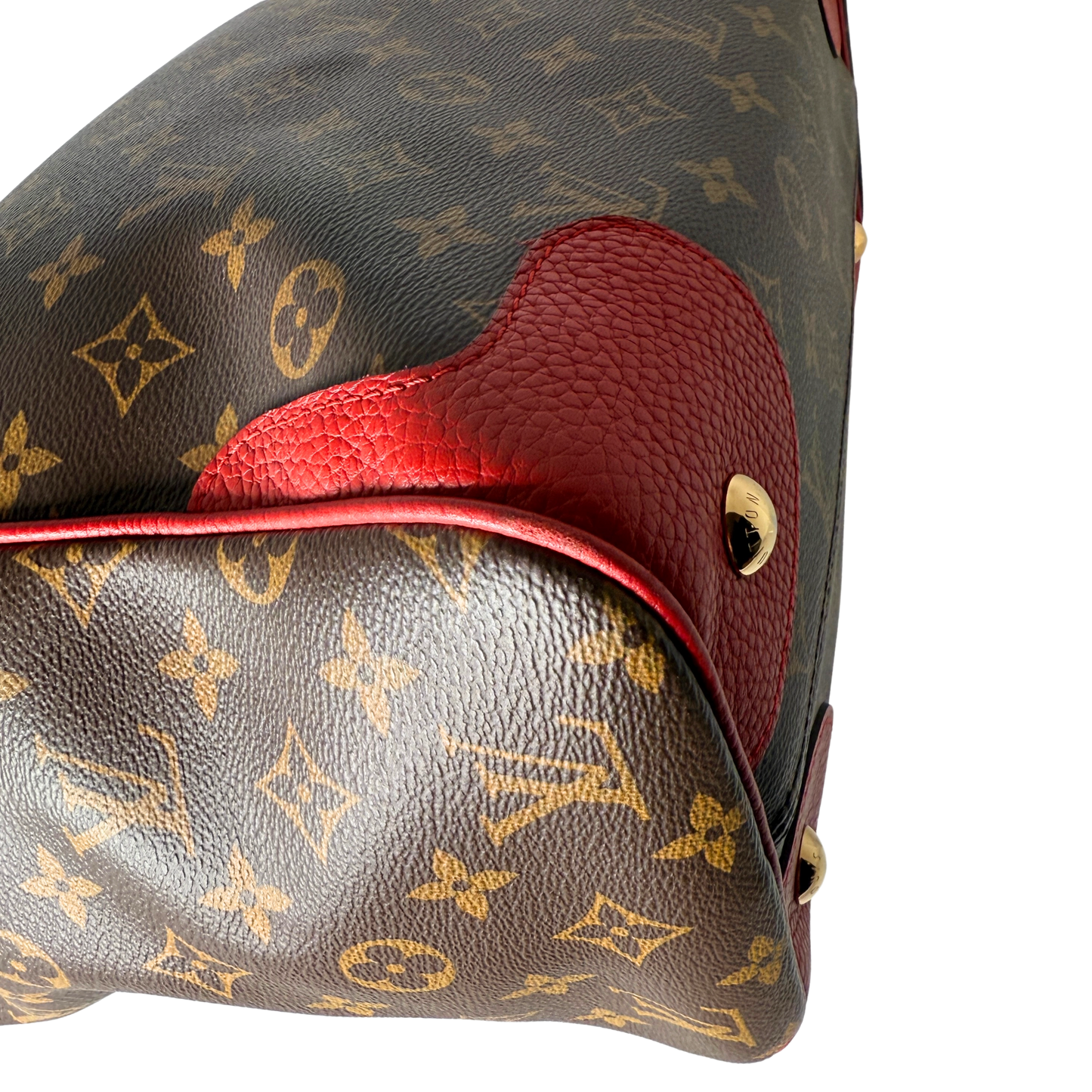 Louis Vuitton Monogram Estrela MM M51193 Braun Rot / gut Louis Vuitton