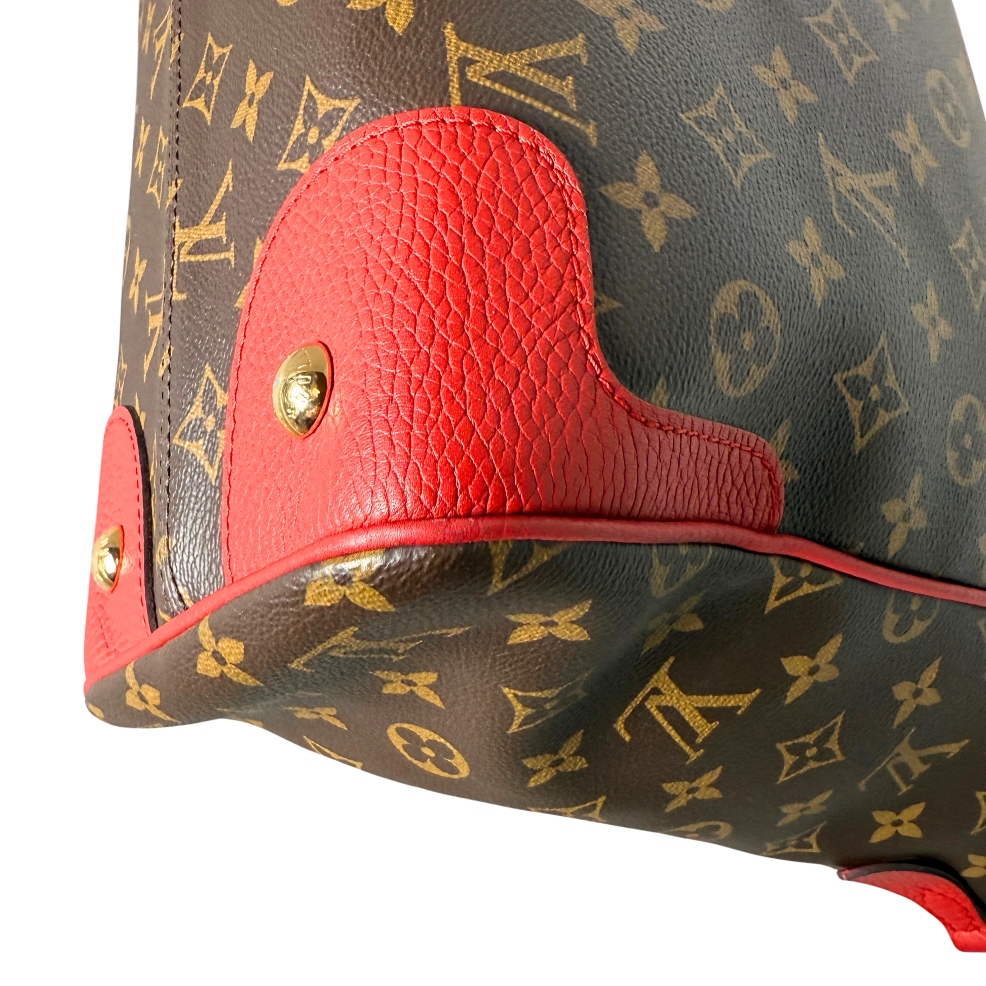 Louis Vuitton Monogram Estrela MM M51193 Braun Rot / gut Louis Vuitton
