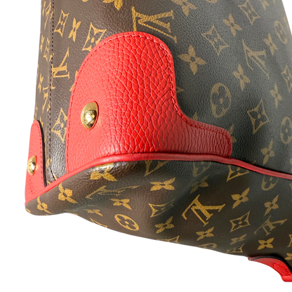 Louis Vuitton Monogram Estrela MM M51193 Braun Rot / gut Louis Vuitton