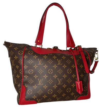 Louis Vuitton Monogram Estrela MM M51193 Braun Rot / gut Louis Vuitton