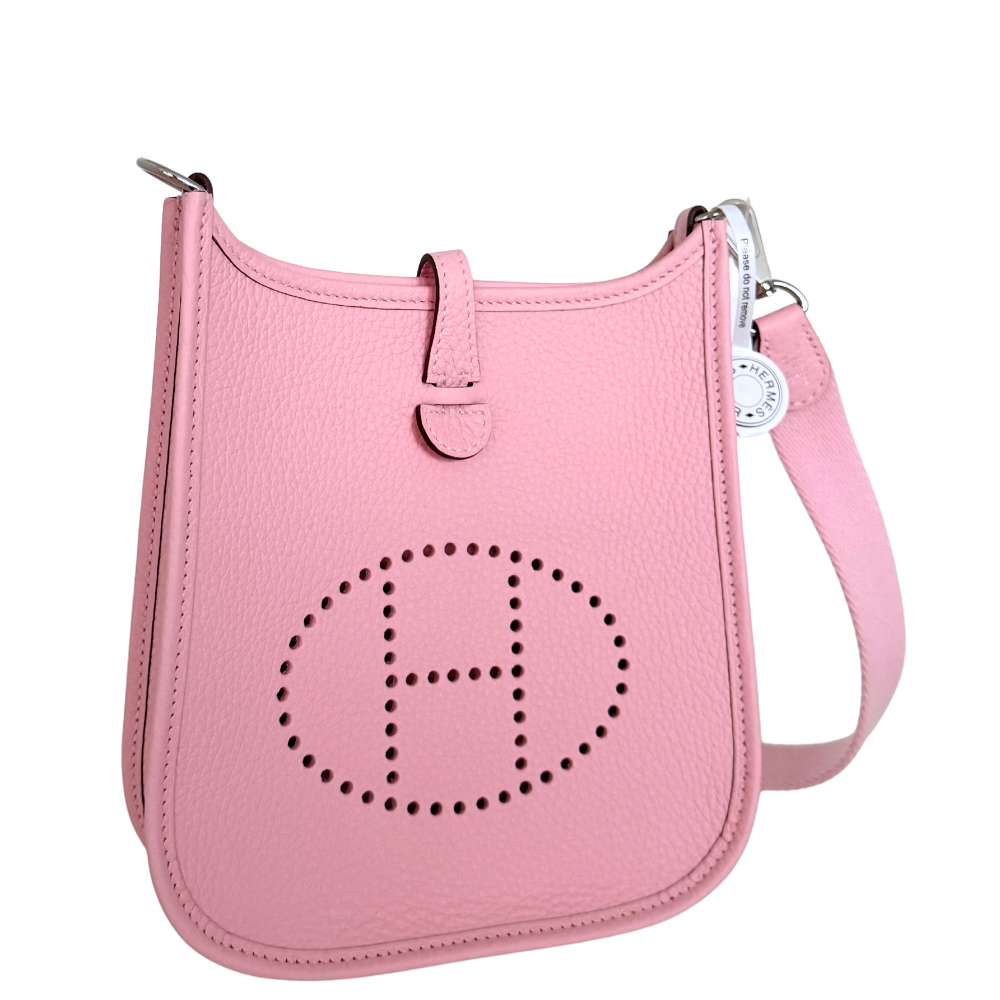 Hermès Eveleyne 16 Taurillon Clemence Rose Sakura Fullset / neuwertig Hermès