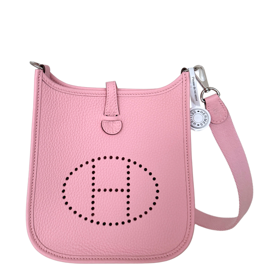 Hermès Eveleyne 16 Taurillon Clemence Rose Sakura Fullset / neuwertig Hermès
