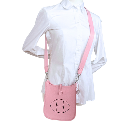 Hermès Eveleyne 16 Taurillon Clemence Rose Sakura Fullset / neuwertig Hermès
