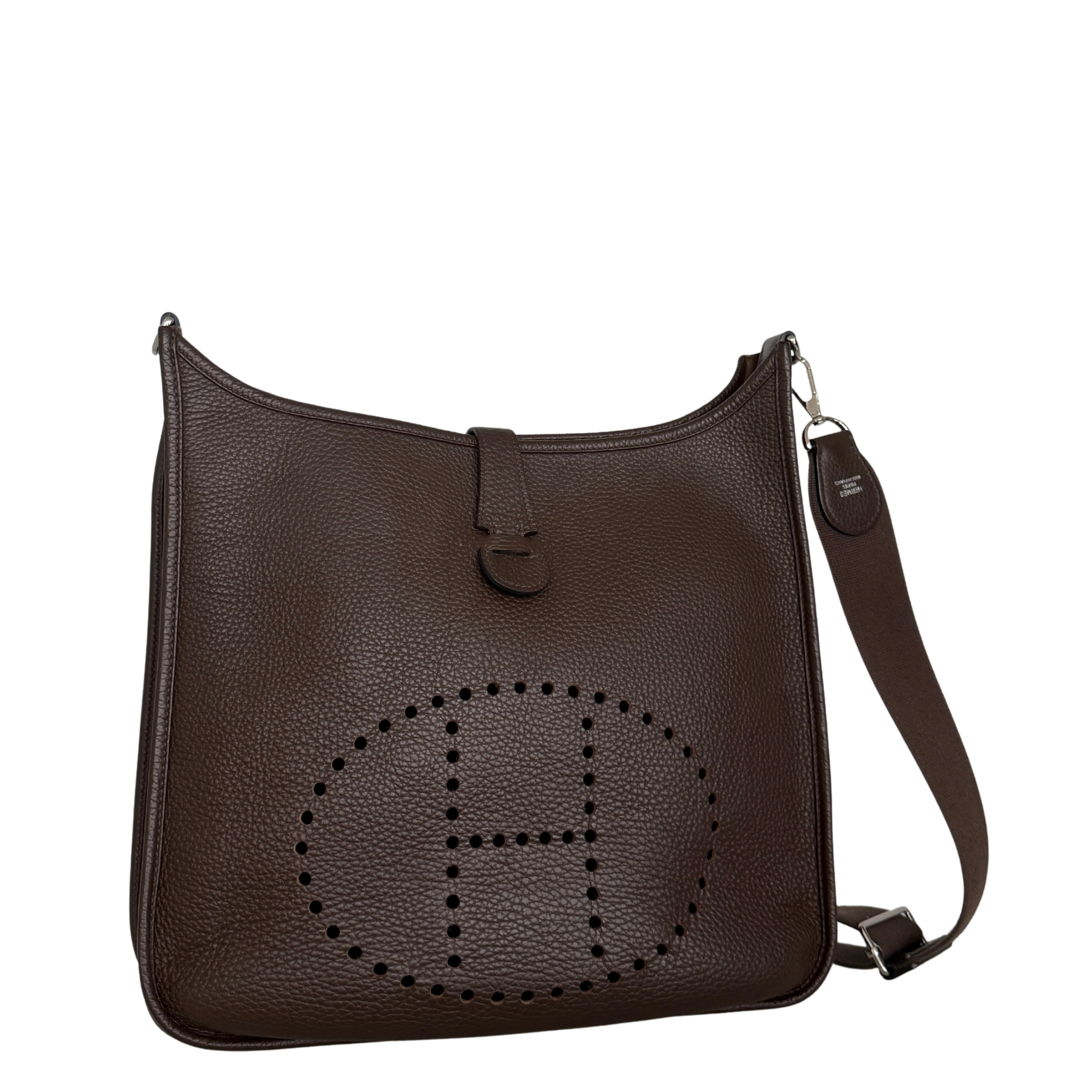 Hermès Evelyne 33 Taurillon Clemence Argile Fullset / sehr gut Hermès