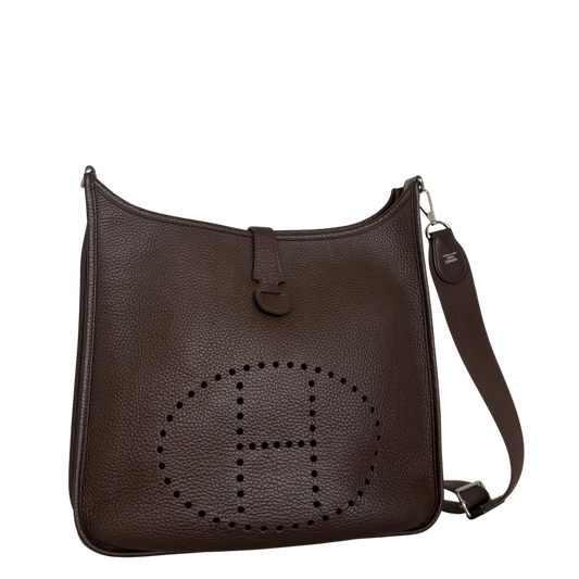 Hermès Evelyne 33 Taurillon Clemence Argile Fullset / sehr gut Hermès