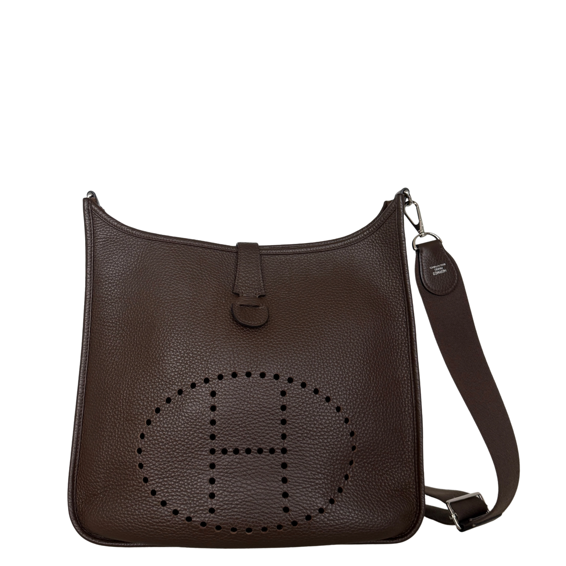 Hermès Evelyne 33 Taurillon Clemence Argile Fullset / sehr gut Hermès