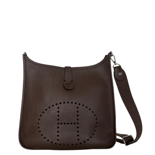 Hermès Evelyne 33 Taurillon Clemence Argile Fullset / sehr gut Hermès