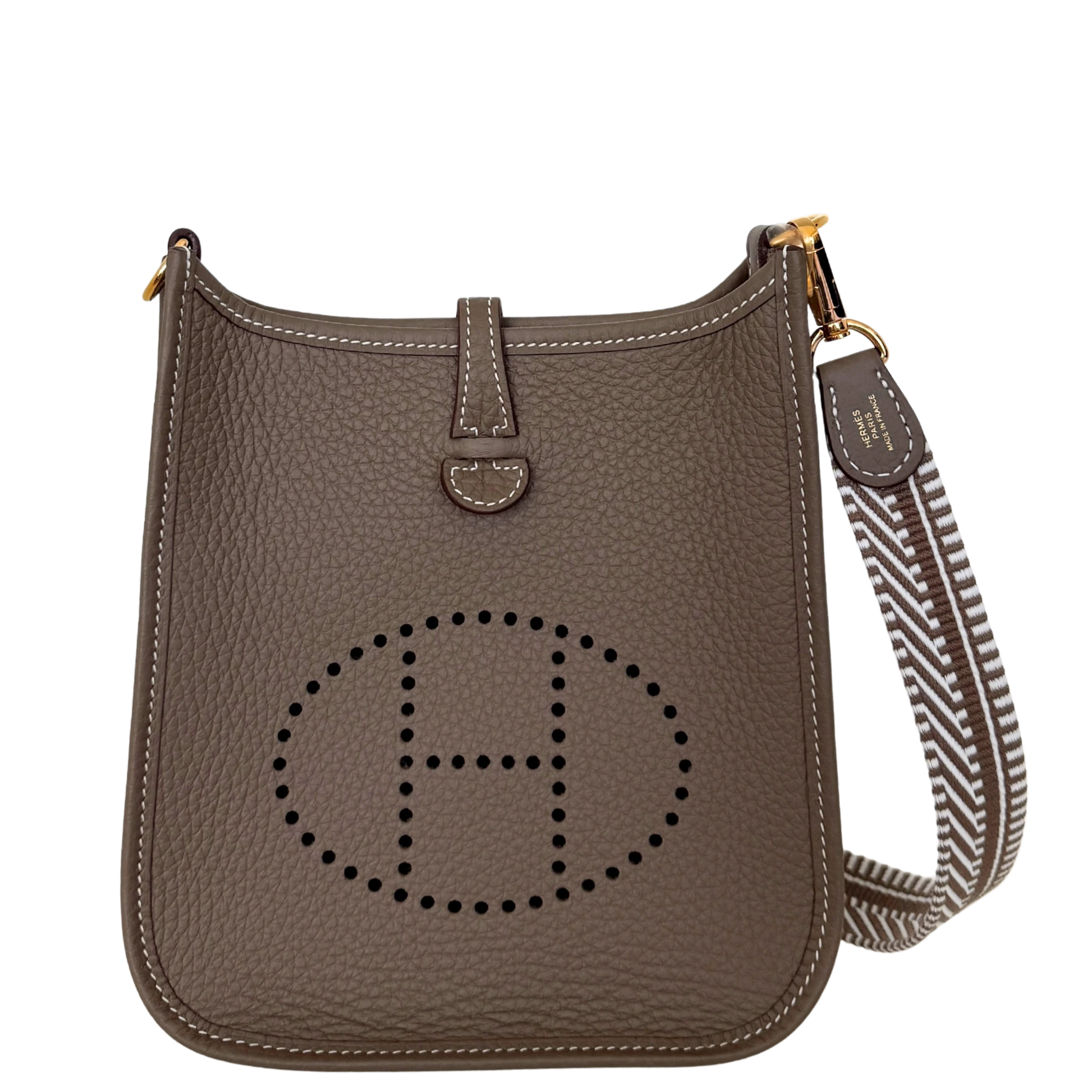 Hermès Evelyne 16 Amazone Taurillon Clemence Etoupe Fullset / neuwertig Hermès