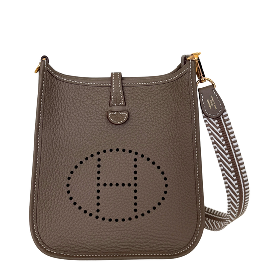 Hermès Evelyne 16 Amazone Taurillon Clemence Etoupe Fullset / neuwertig Hermès