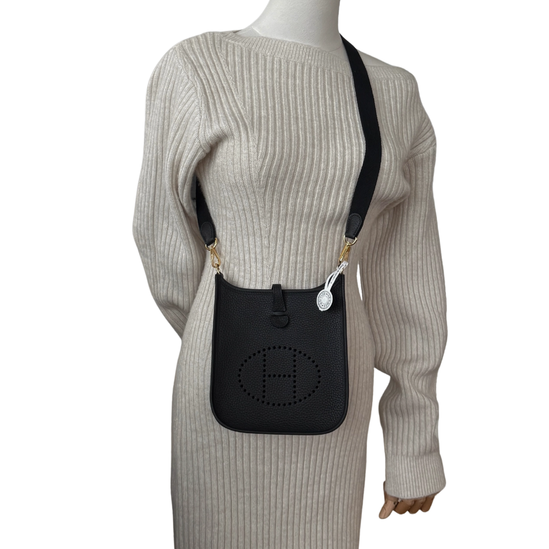 Hermès Evelyne 16 Amazone Taurillon Clemence Noir Fullset / neuwertig Hermès