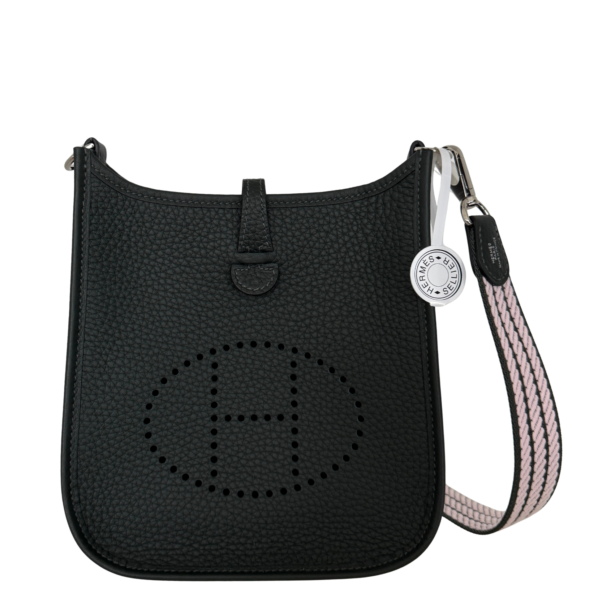 Hermès Evelyne 16 Amazone Taurillon Clemence Vert Foncé Rose Darling Fullset / neuwertig Hermès