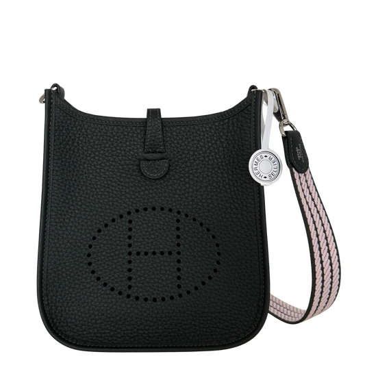 Hermès Evelyne 16 Amazone Taurillon Clemence Vert Foncé Rose Darling Fullset / neuwertig Hermès