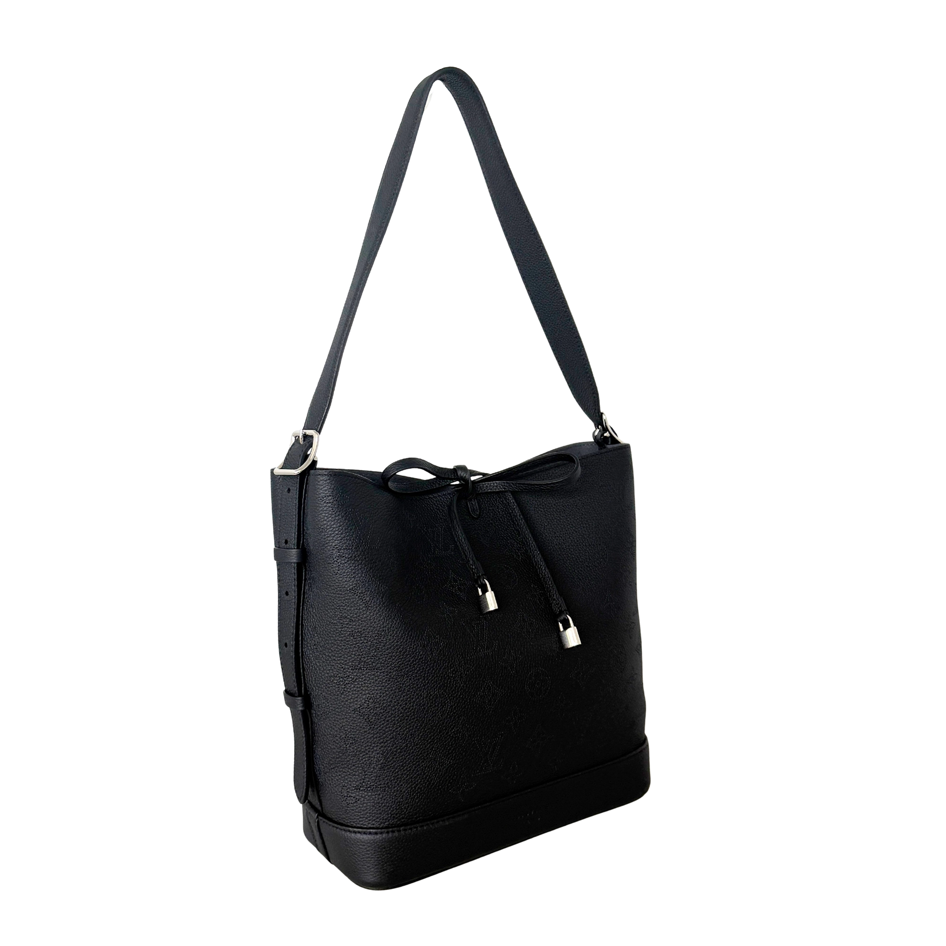 Louis Vuitton Flore Mahina M12139 Schwarz / neuwertig LOUIS VUITTON