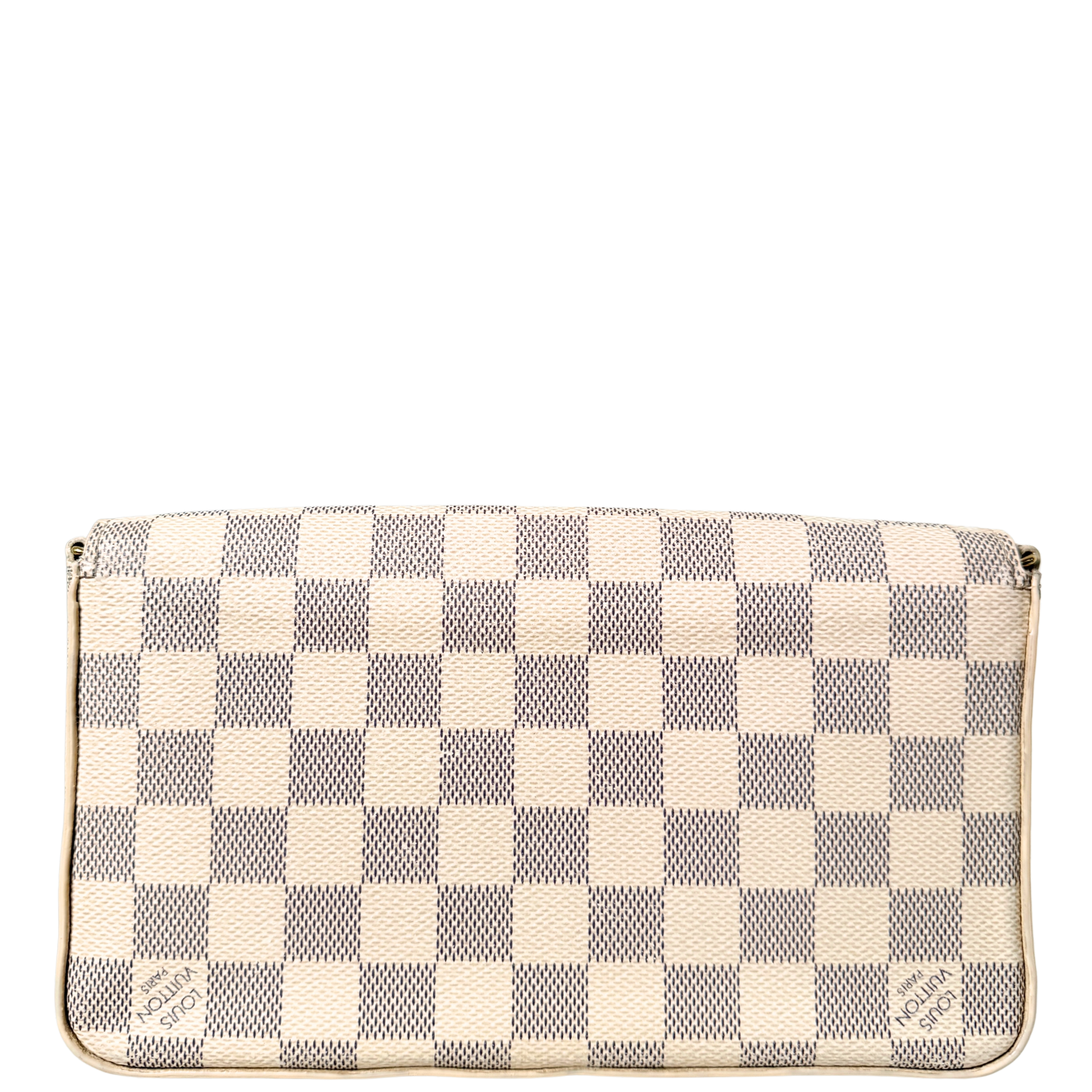 Louis Vuitton Félicie Pochette Damier Azur Canvas N40491 Beige / gut Louis Vuitton