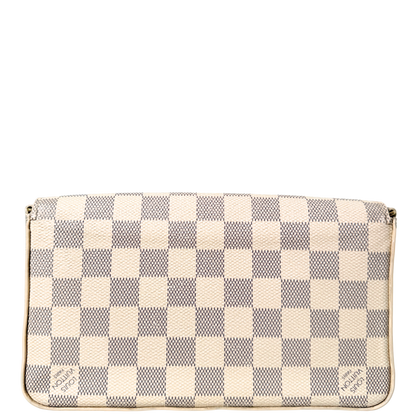 Louis Vuitton Félicie Pochette Damier Azur Canvas N40491 Beige / gut Louis Vuitton