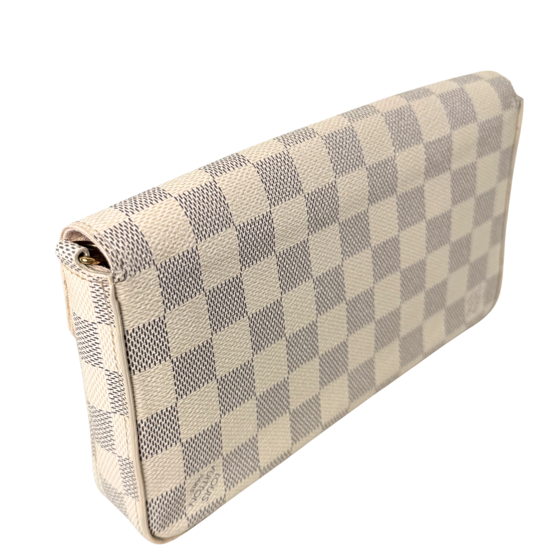 Louis Vuitton Félicie Pochette Damier Azur Canvas N40491 Beige / gut Louis Vuitton