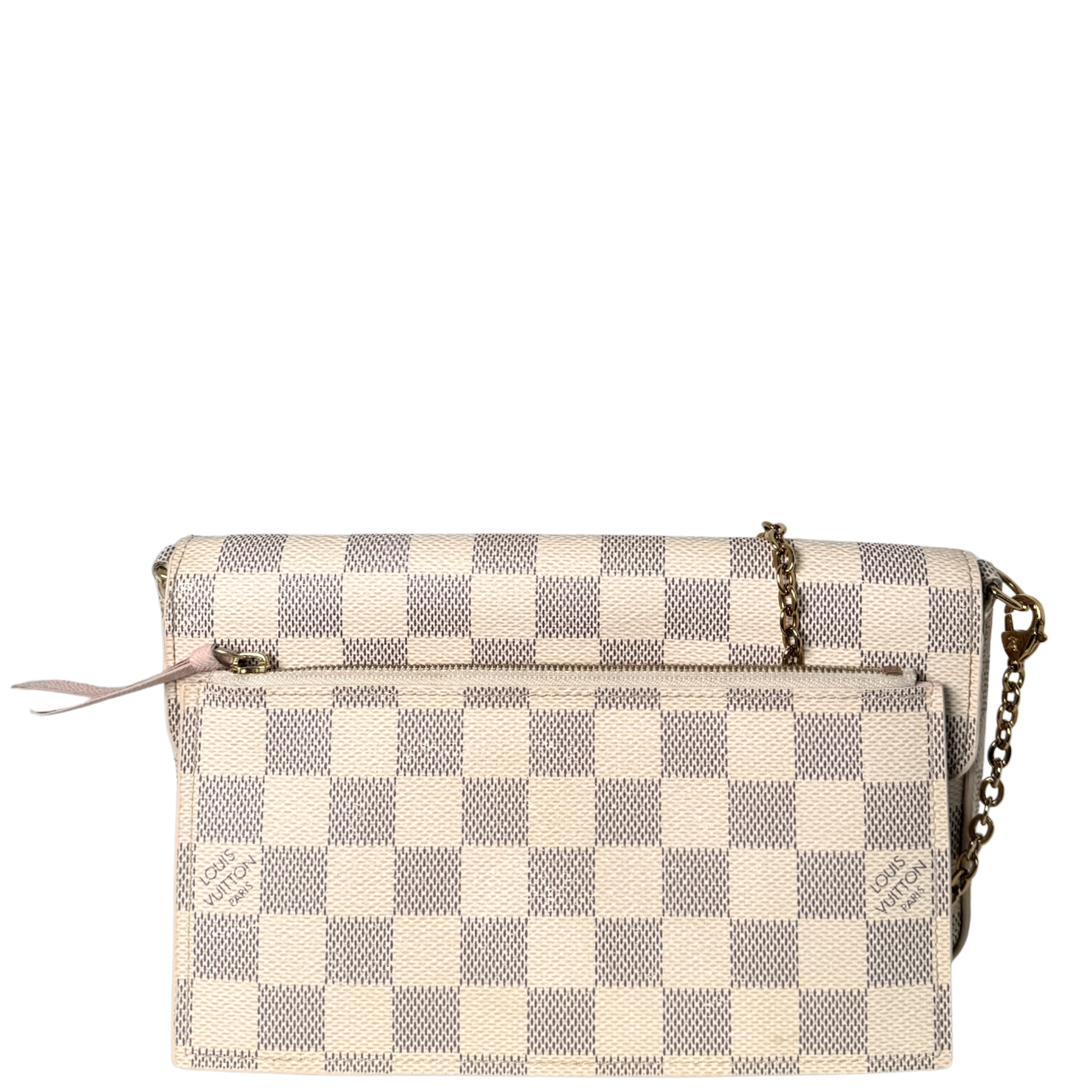 Louis Vuitton Félicie Pochette Damier Azur Canvas N40491 Beige / gut Louis Vuitton
