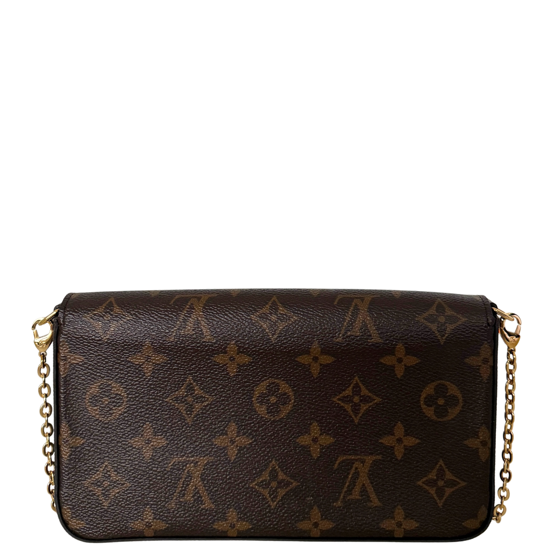 Louis Vuitton Félicie Pochette Braun / sehr gut Louis Vuitton