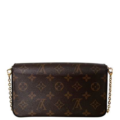 Louis Vuitton Félicie Pochette Braun / sehr gut Louis Vuitton