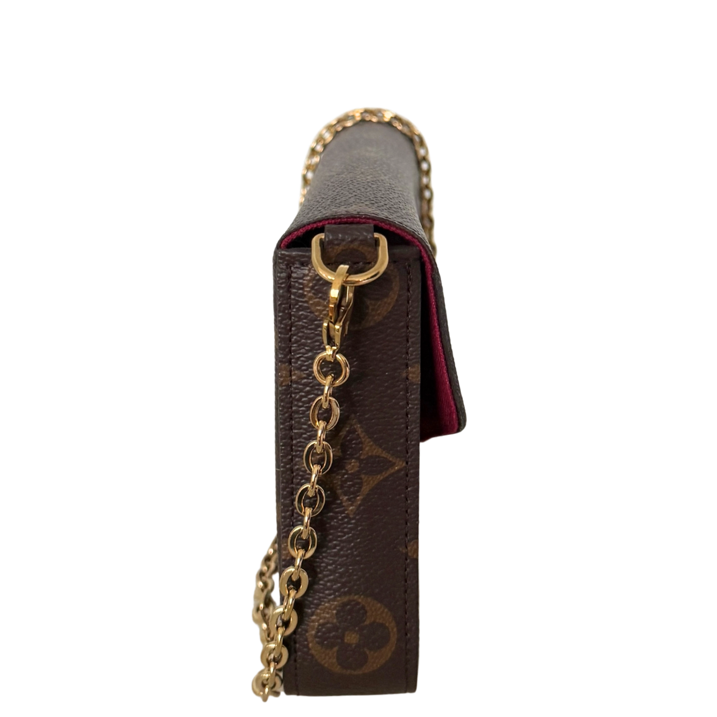 Louis Vuitton Félicie Pochette Braun / sehr gut Louis Vuitton